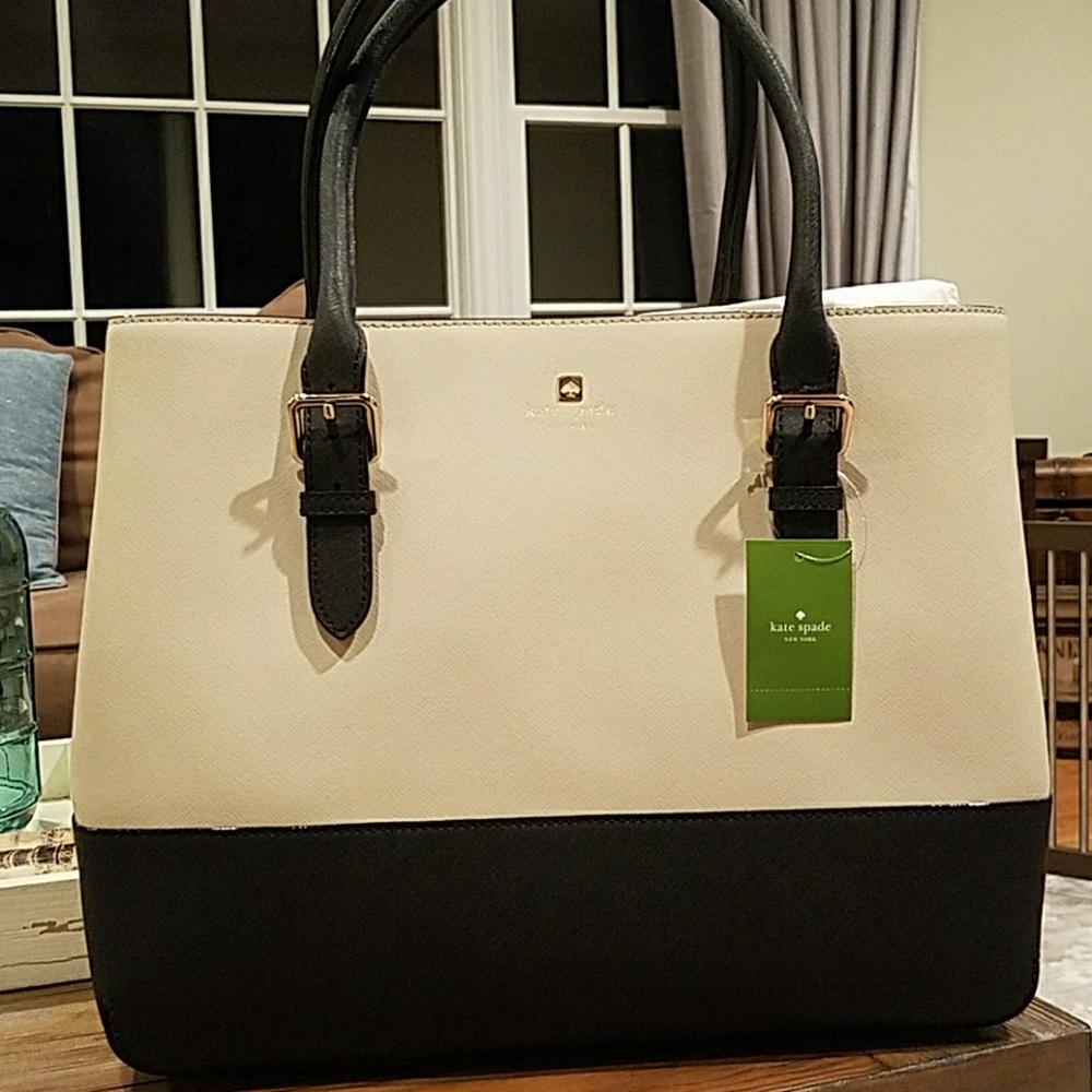 Kate Spade aierel colorblock leather tote